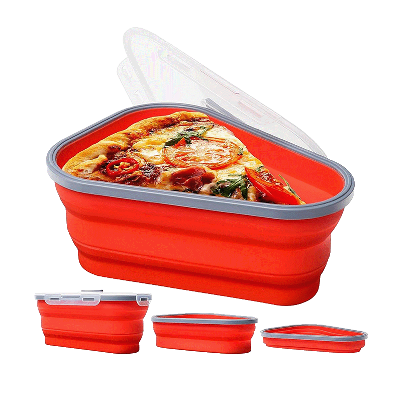 Collapsible Reusable Pizza Storage Container
