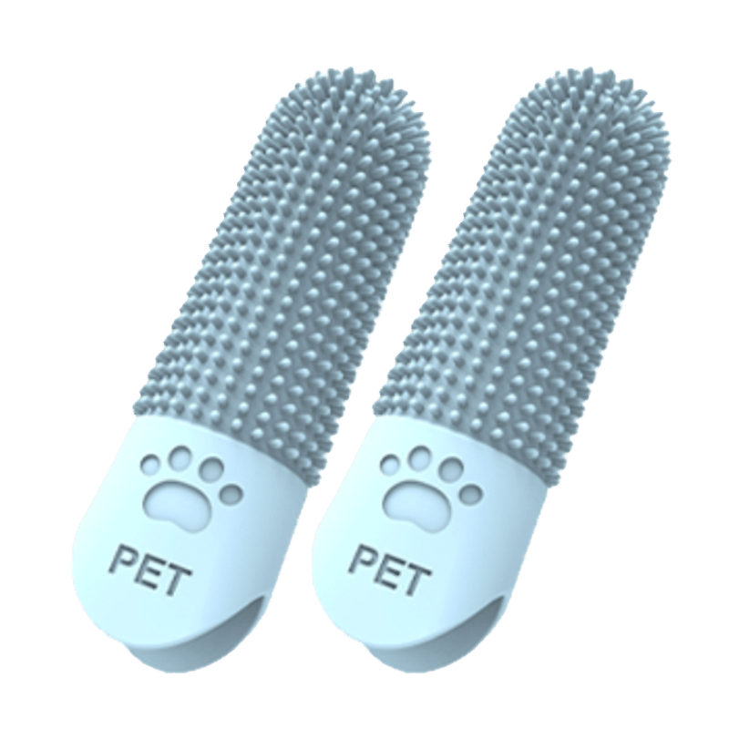 Easy Use Silicone Dog Toothbrush (2 Pack)