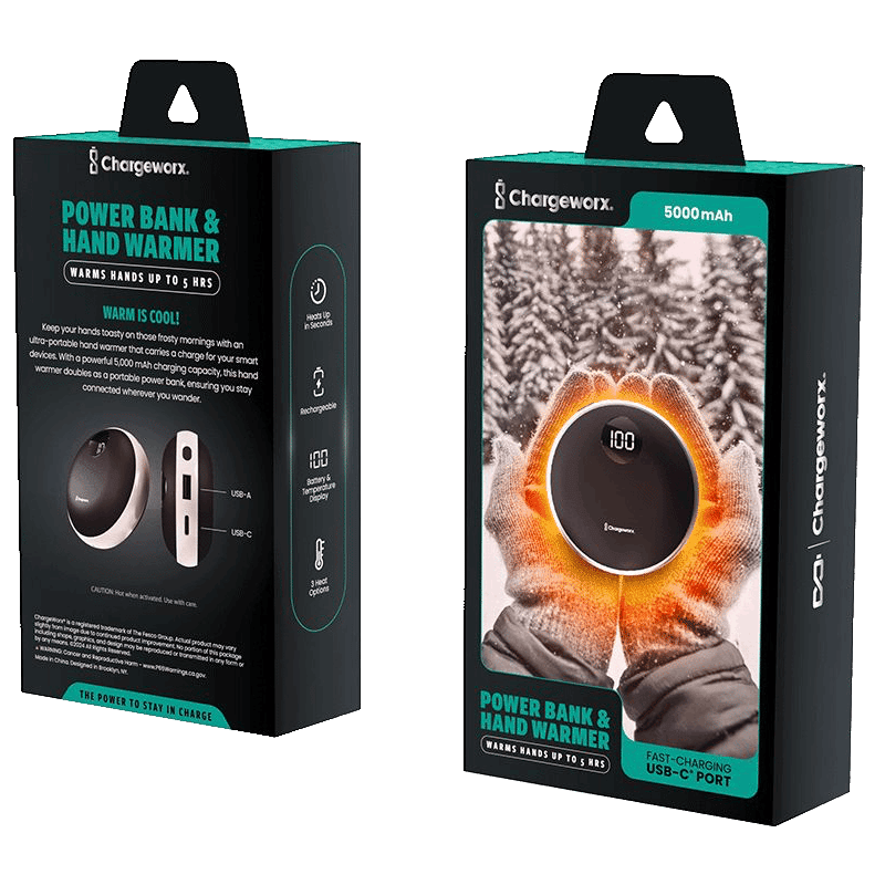 5000mAh Power Bank & Hand Warmer