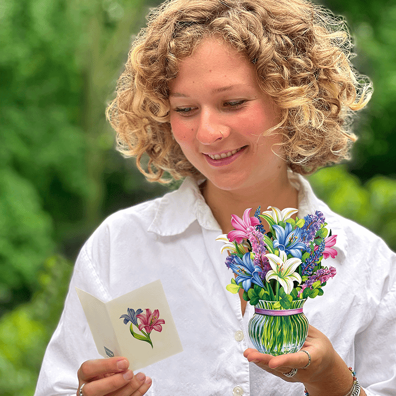 3D Bouquet Greeting Card