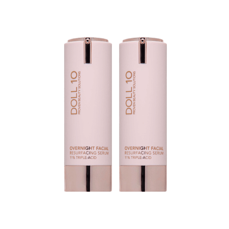 Smooth Assist Overnight Facial 11% Triple Acid Serum Duo
