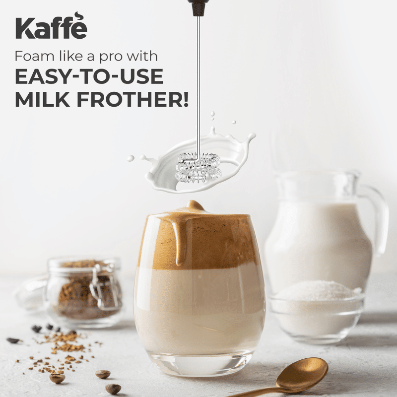 Rechargeable Milk Frother with Stand