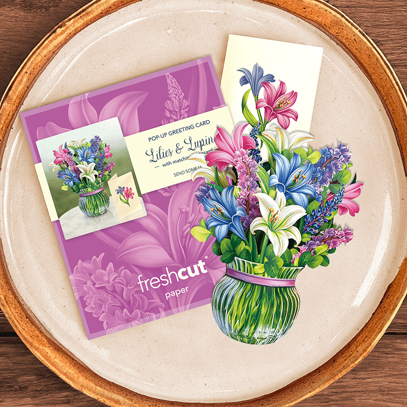 3D Bouquet Greeting Card
