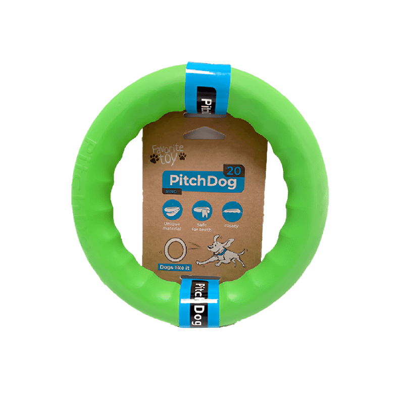 PitchDog Fetch Ring Dog Toy