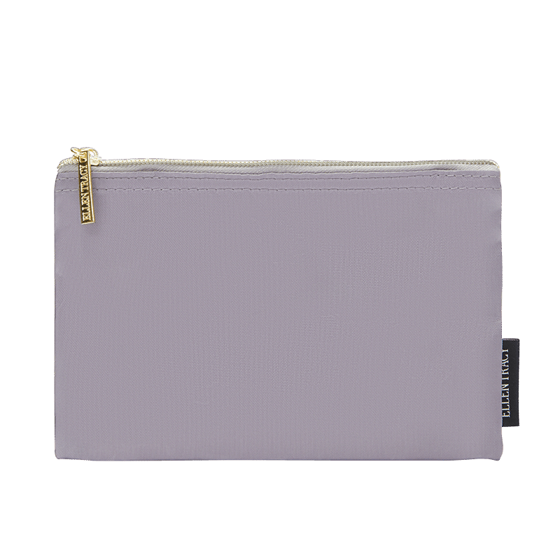 Lavender Grey 3 Piece Nylon Travel Pouches