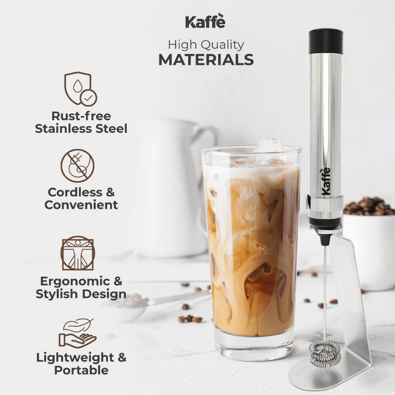 Rechargeable Milk Frother with Stand