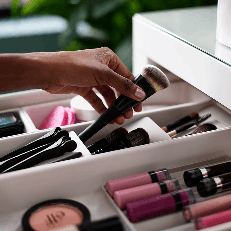 Viva 12 Piece Makeup Drawer Organizer Set