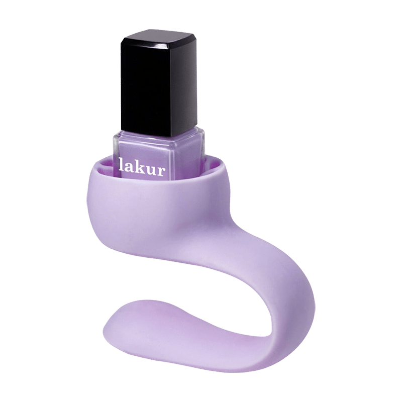 Purple Bottle Service Polish Holder