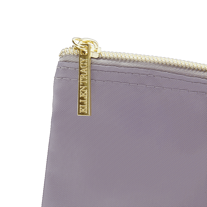 Lavender Grey 3 Piece Nylon Travel Pouches