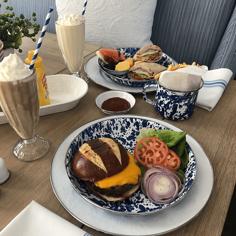 Cobalt Swirl 12 Piece Set