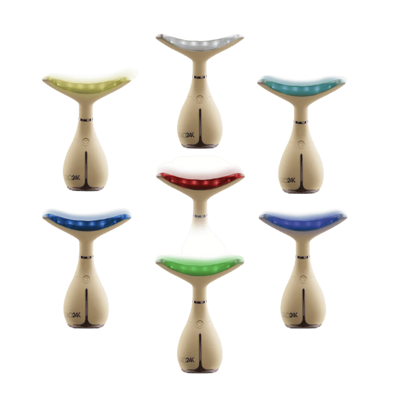 7 Color LED Neck and Face Device (Gold)