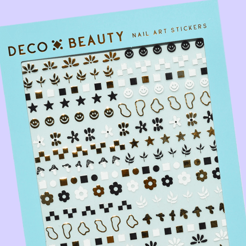 Checkered Nail Art Stickers