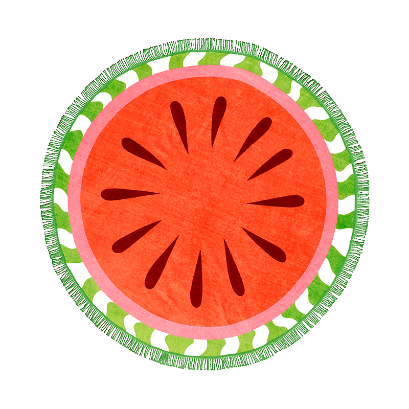 All Around Giant Circle Towel, Watermelon
