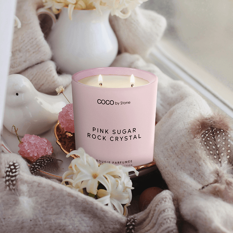 Coco Candle Smells Like Pink Sugar