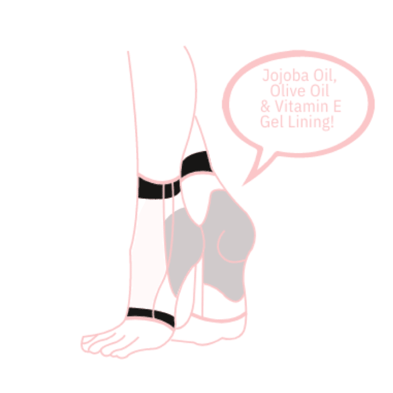 Hydrating Gel Infused Moisturizing Spa Socks