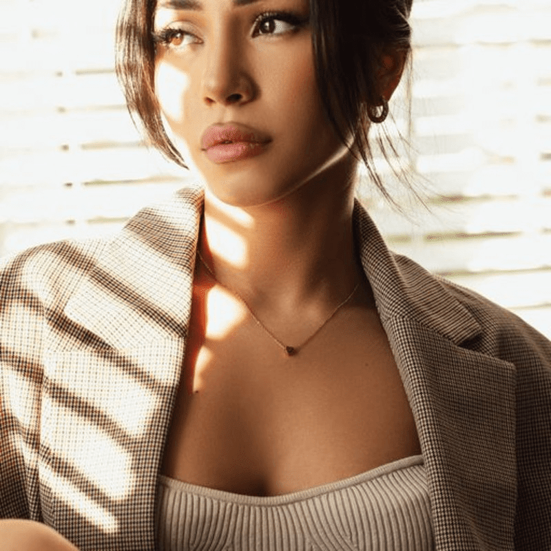 14K Gold Plated Stainless Steel Mini Heart Necklace