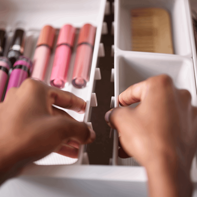 Viva 12 Piece Makeup Drawer Organizer Set