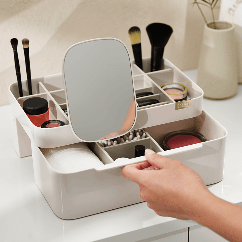 Viva Large Beauty Organizer with Removable Mirror