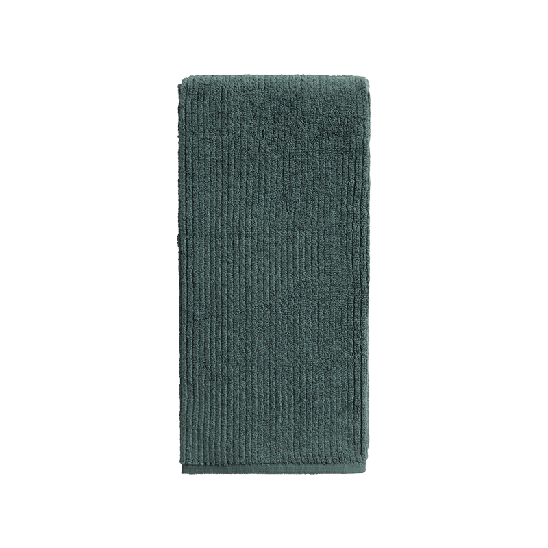 Soft Rib Towels, Agave, Hand Towel