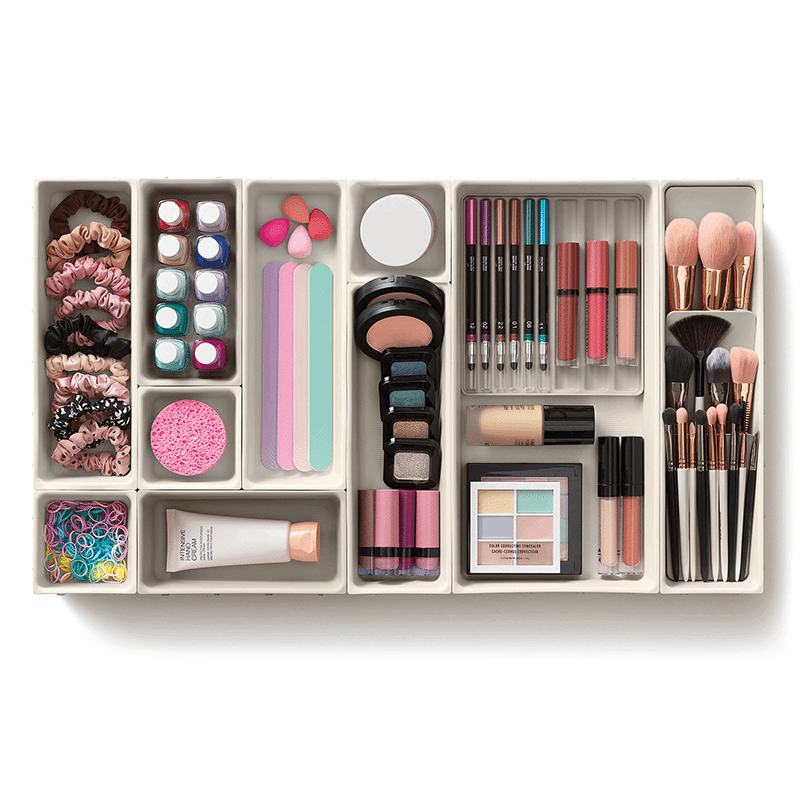 Viva 12 Piece Makeup Drawer Organizer Set