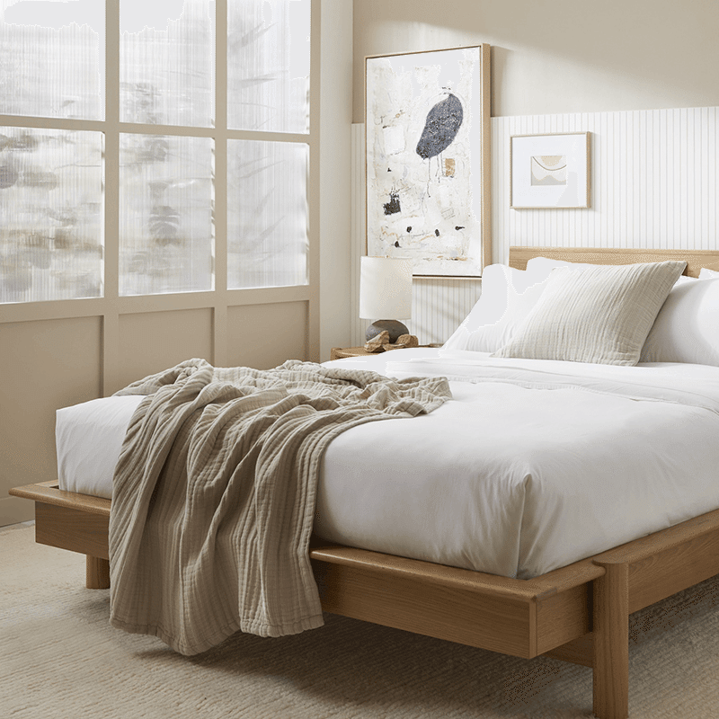 Cloud Linen Gauze Throw