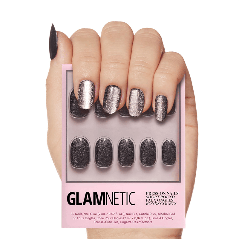 Galactic Short Round Press-On Nails