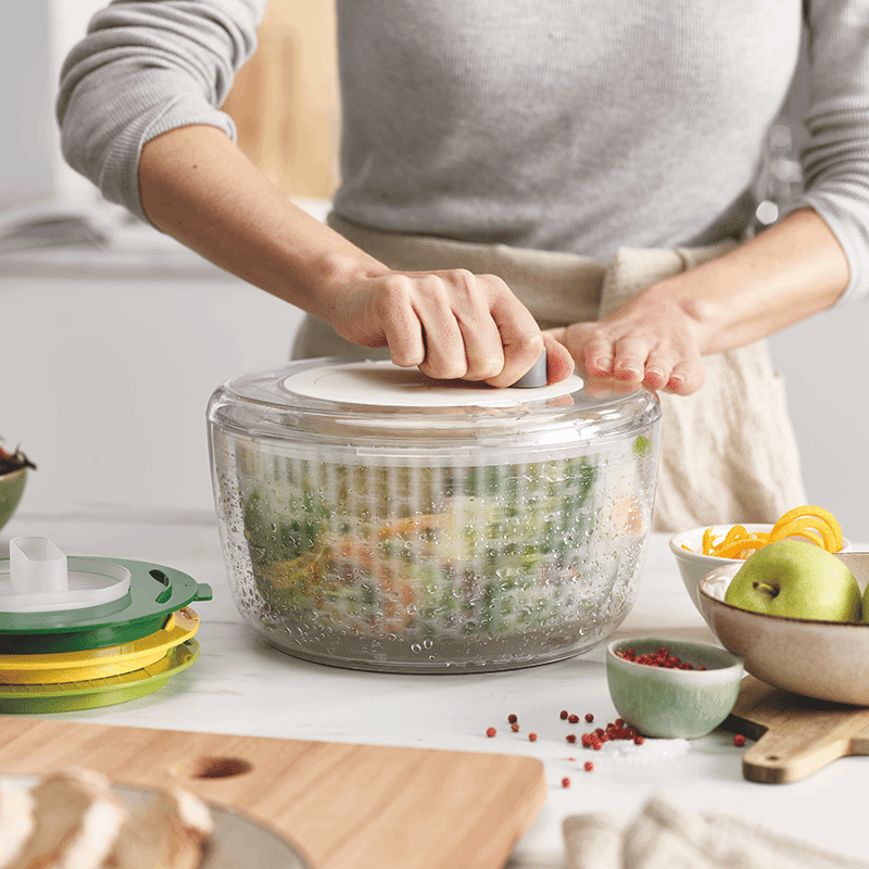 Multi-Prep 4 Piece Salad Spinner & Preparation Set