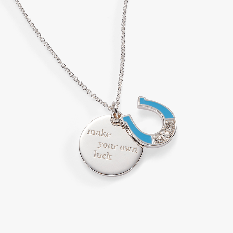 Make Your Own Luck Duo Charm Pendant