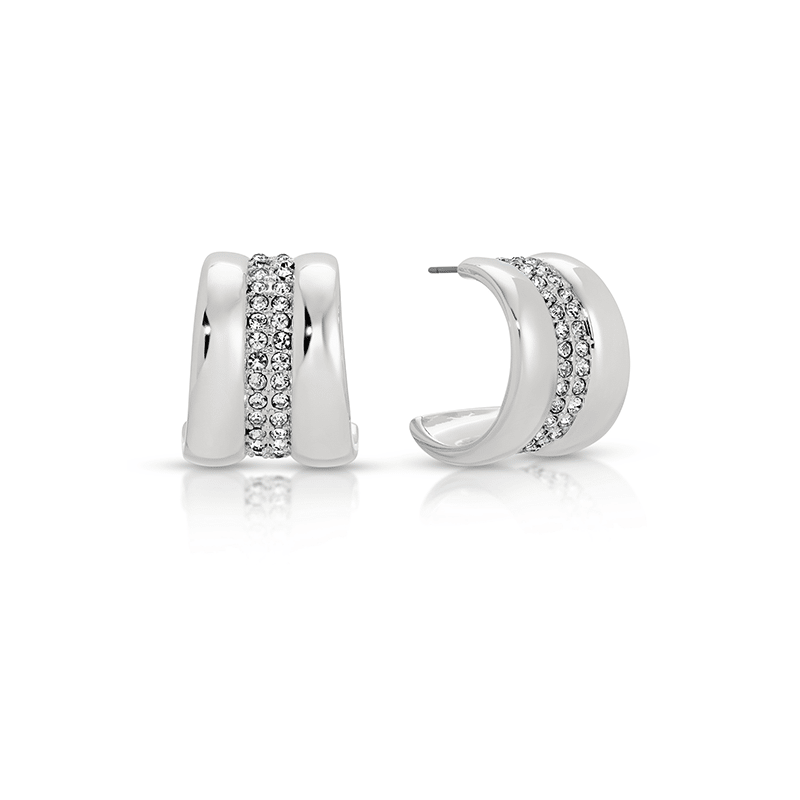Pave Center Square Hoops