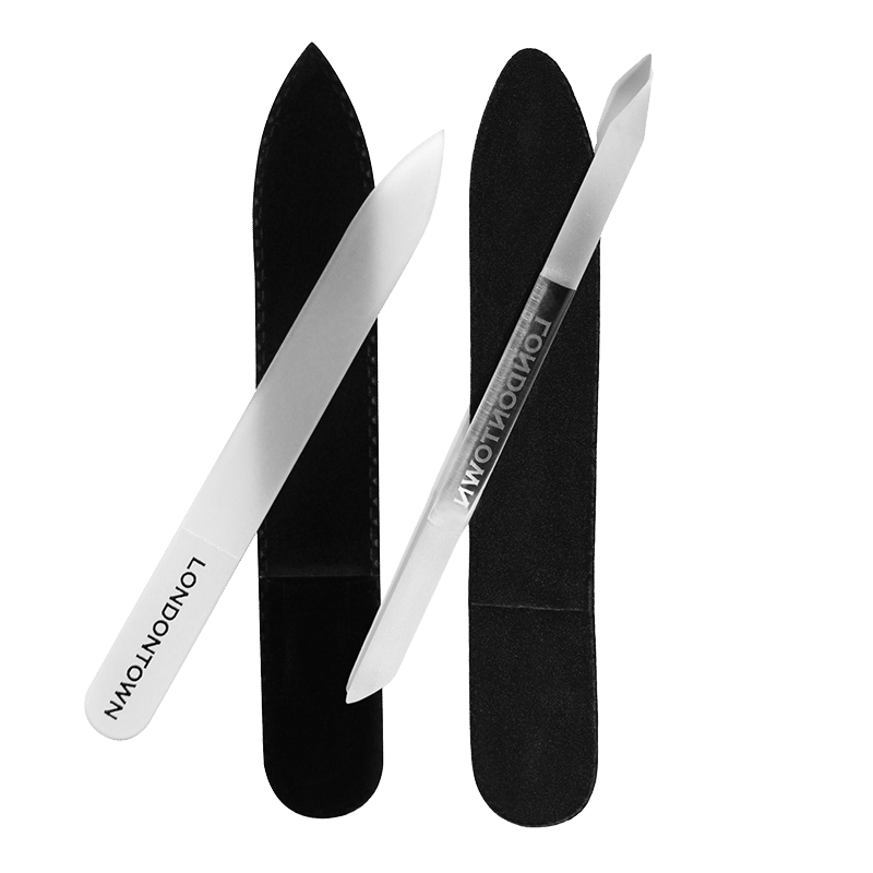 Glass File & Cuticle Pusher Set