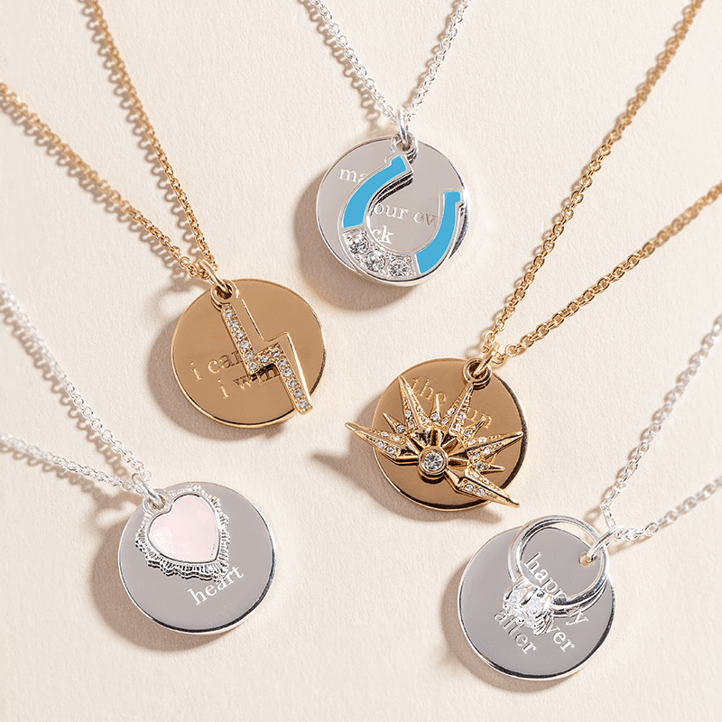 Make Your Own Luck Duo Charm Pendant