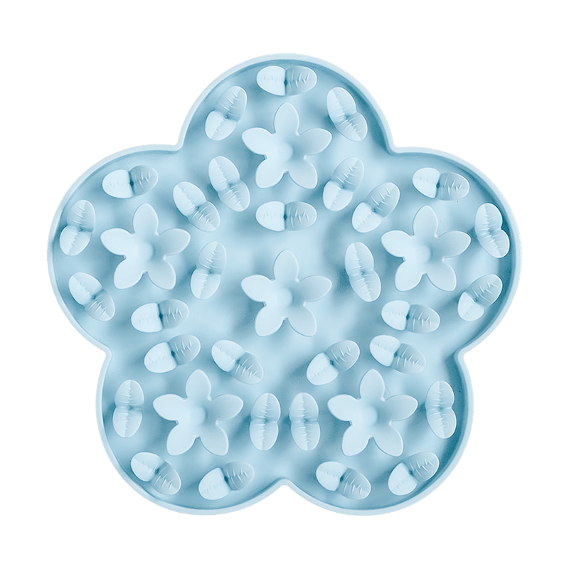 Sky Blue Flower Enrichment Snuffle Mat