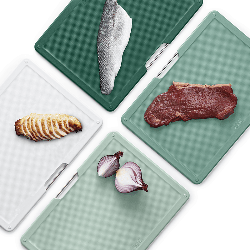 Folio 4 Piece Large Cutting Board Set with Case
