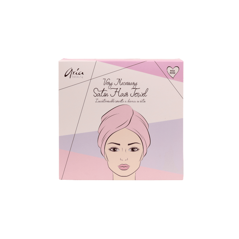 Very Necessary Satin Hair Towel (Pink)