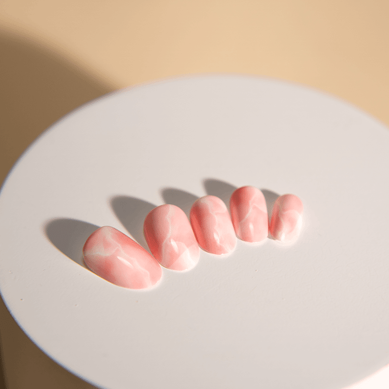 Rose Quartz Press On Manicure Kit