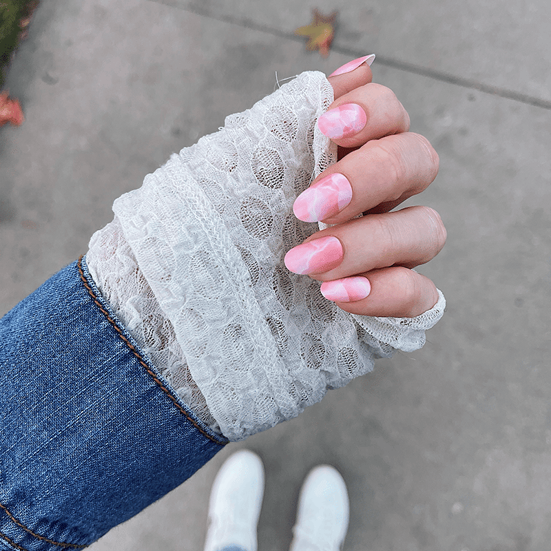 Rose Quartz Press On Manicure Kit