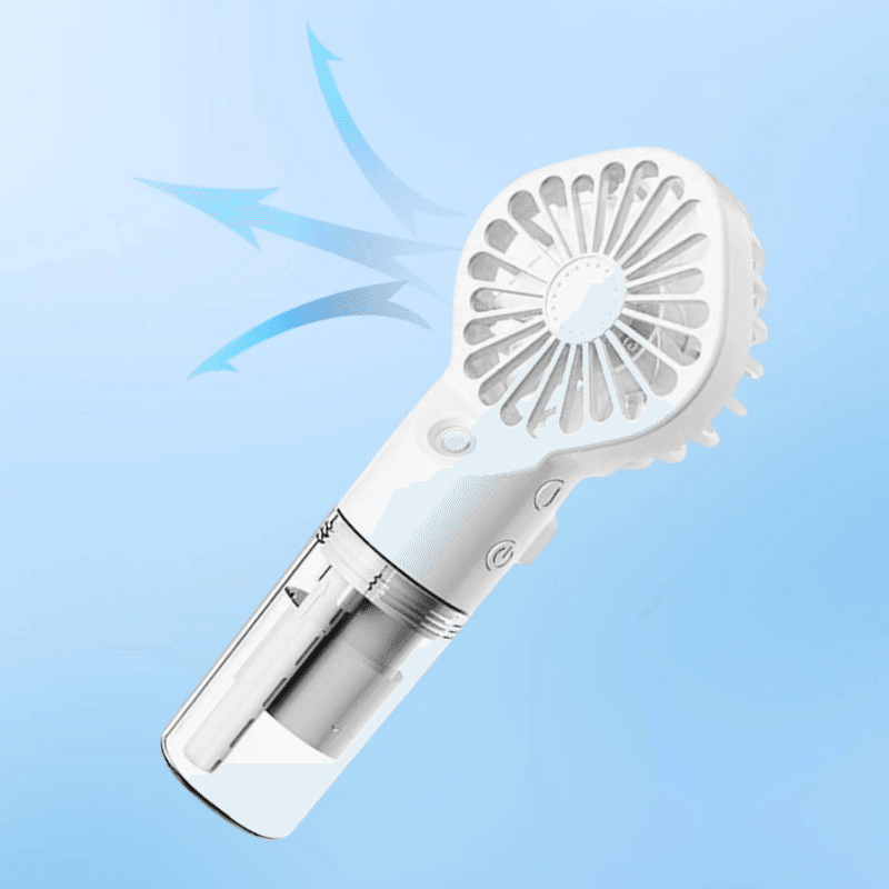 Handheld Rechargeable Misting Fan