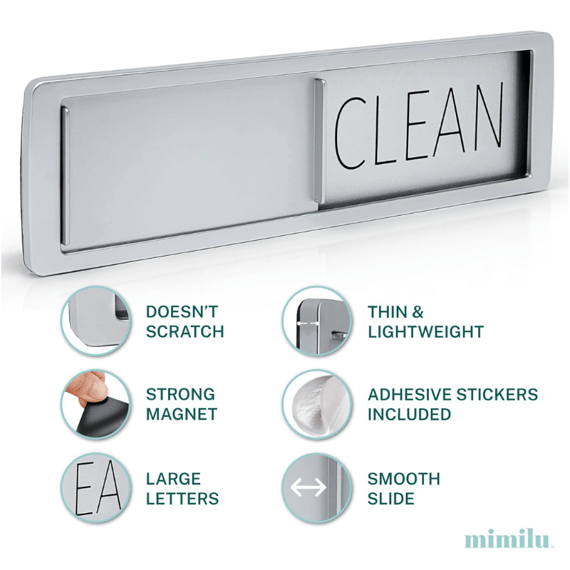 Dishwasher Magnet Clean/Dirty Sign