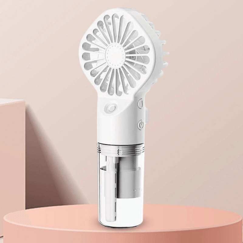 Handheld Rechargeable Misting Fan