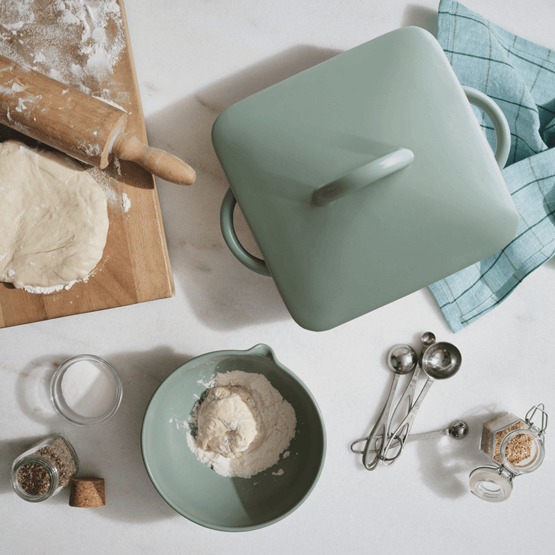 Square Baking Dish With Lid Palm