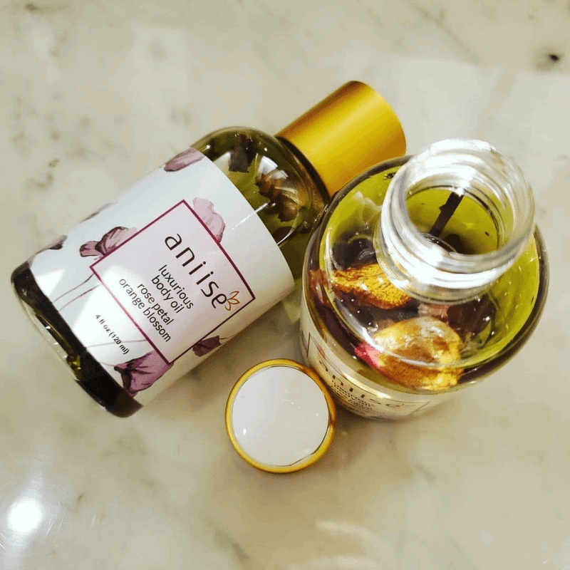Natural Rose Petal Body Oil