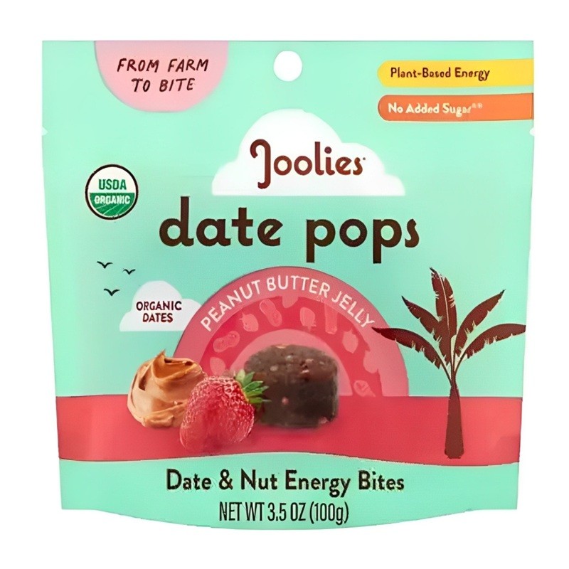 Organic Date Pops - Peanut Butter Jelly