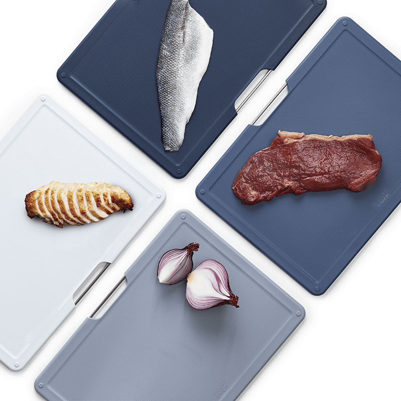 Folio 4 Piece Large Cutting Board Set with Case