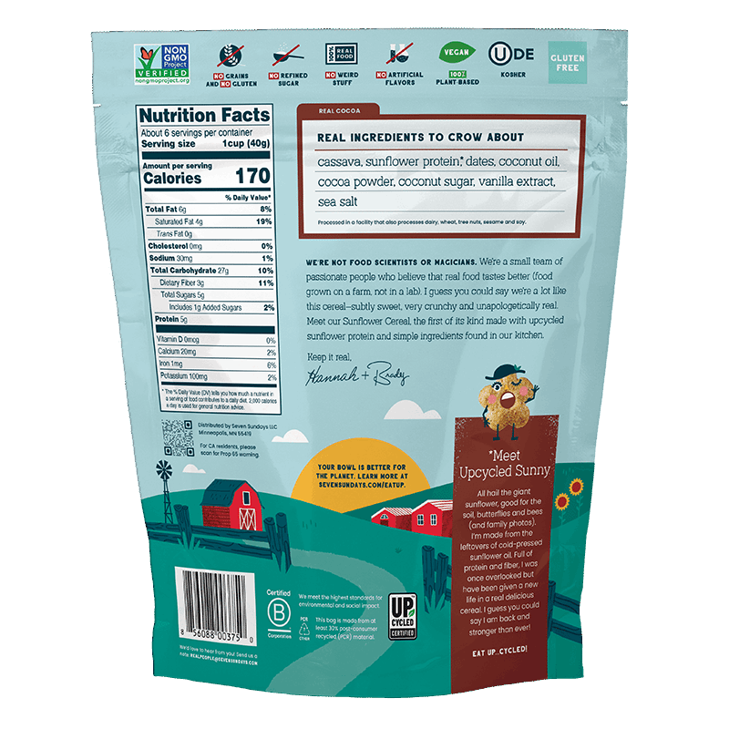 Real Cocoa Grain Free Cereal