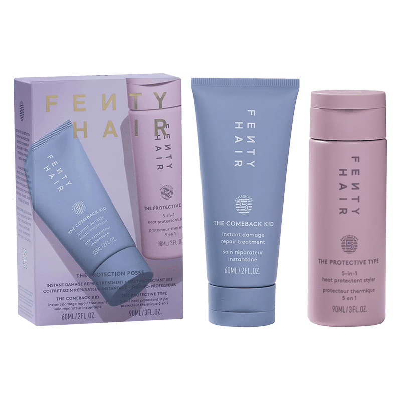 The Protection Posse Instant Damage Repair Treatment + Heat Protectant Set