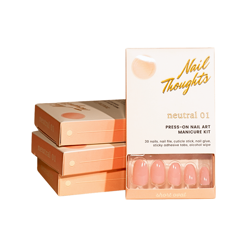 Neutral 01 Press On Manicure Kit