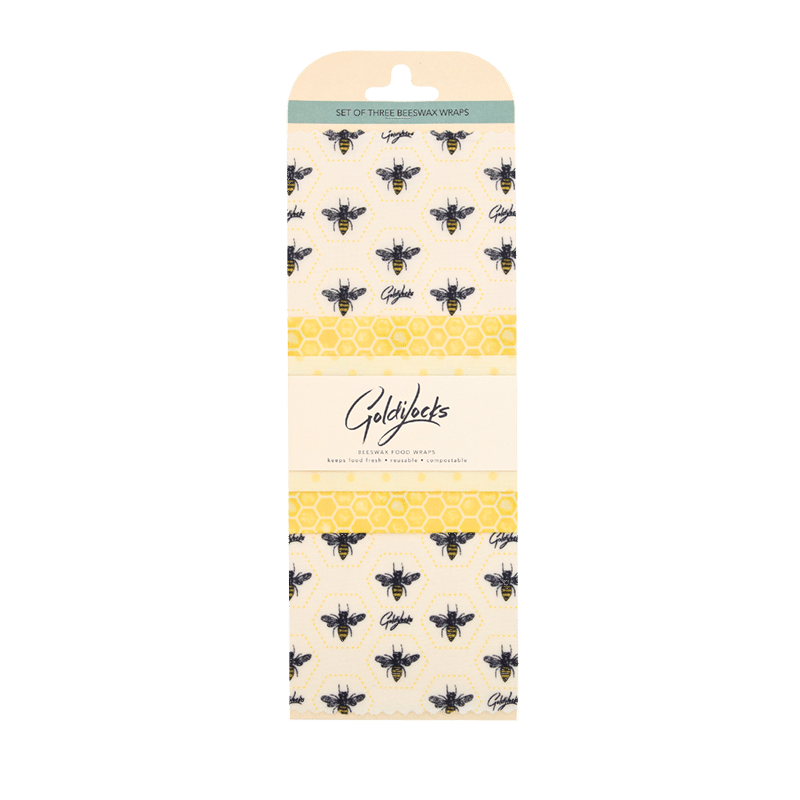 Honeybees Beeswax Wraps 3x Pack