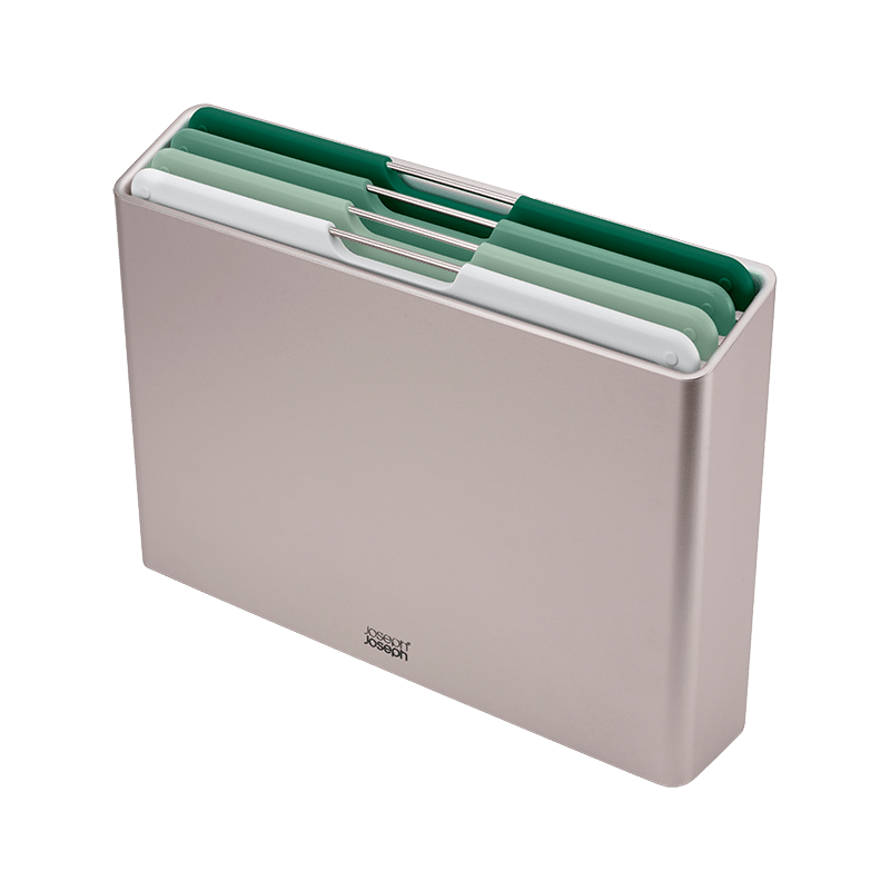 Folio 4 Piece Large Cutting Board Set with Case