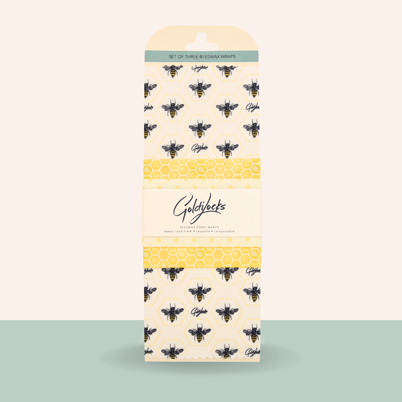 Honeybees Beeswax Wraps 3x Pack