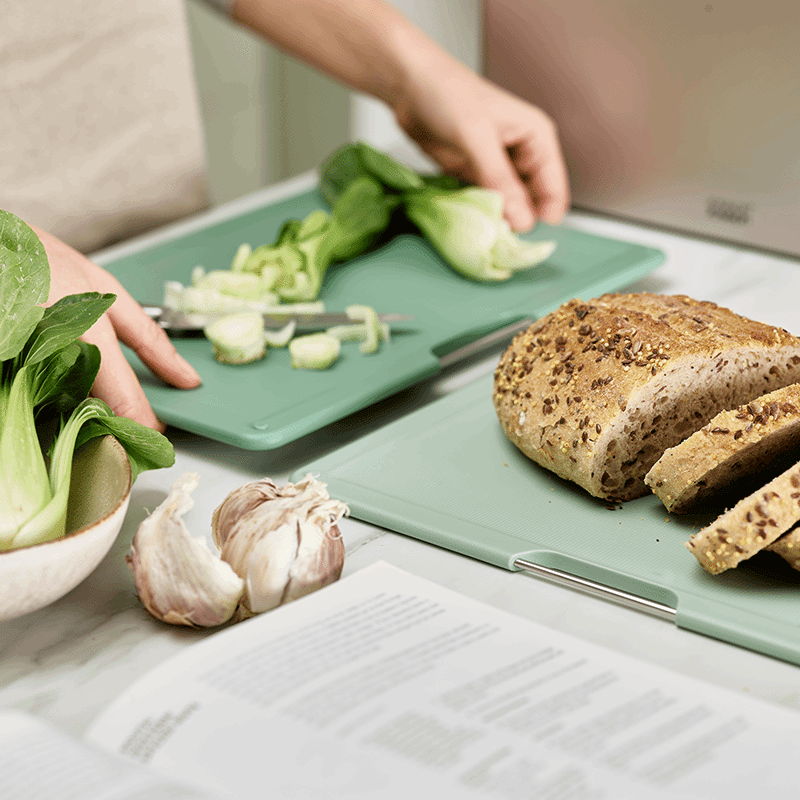 Folio 4 Piece Large Cutting Board Set with Case